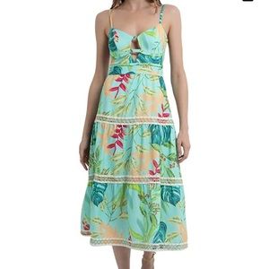 NWT PatBO Tropical Dress. Size 6
